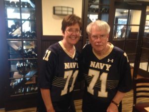 couple with same athletic jerseys on