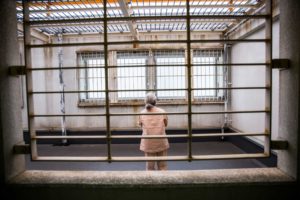 elderly woman in a japanese prison