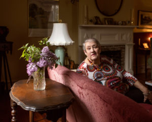 older woman living comfortably alone