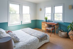 bedroom nook area of an accessory dwelling unit